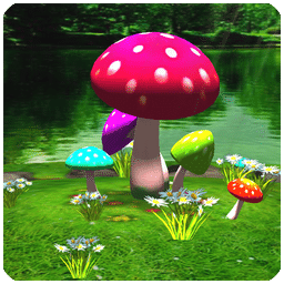 3D蘑菇动态壁纸