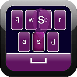 紫色键盘