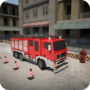 消防貨車停車3D