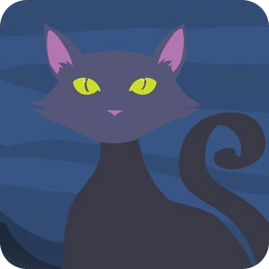 猫剪影