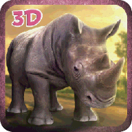 3D憤怒的犀牛模擬游戲