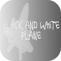 黑白纸飞机