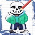 如何畫Sans